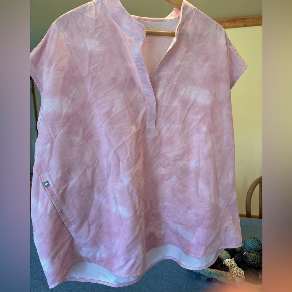 Plus Size Figs Scrub Top